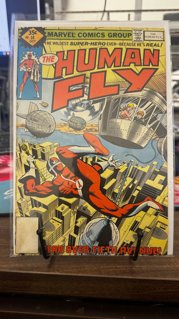 The Human Fly #14 (1978) Marvel FN 6.0 Bronze Age Bob Lubbers Cover Bill Mantlo