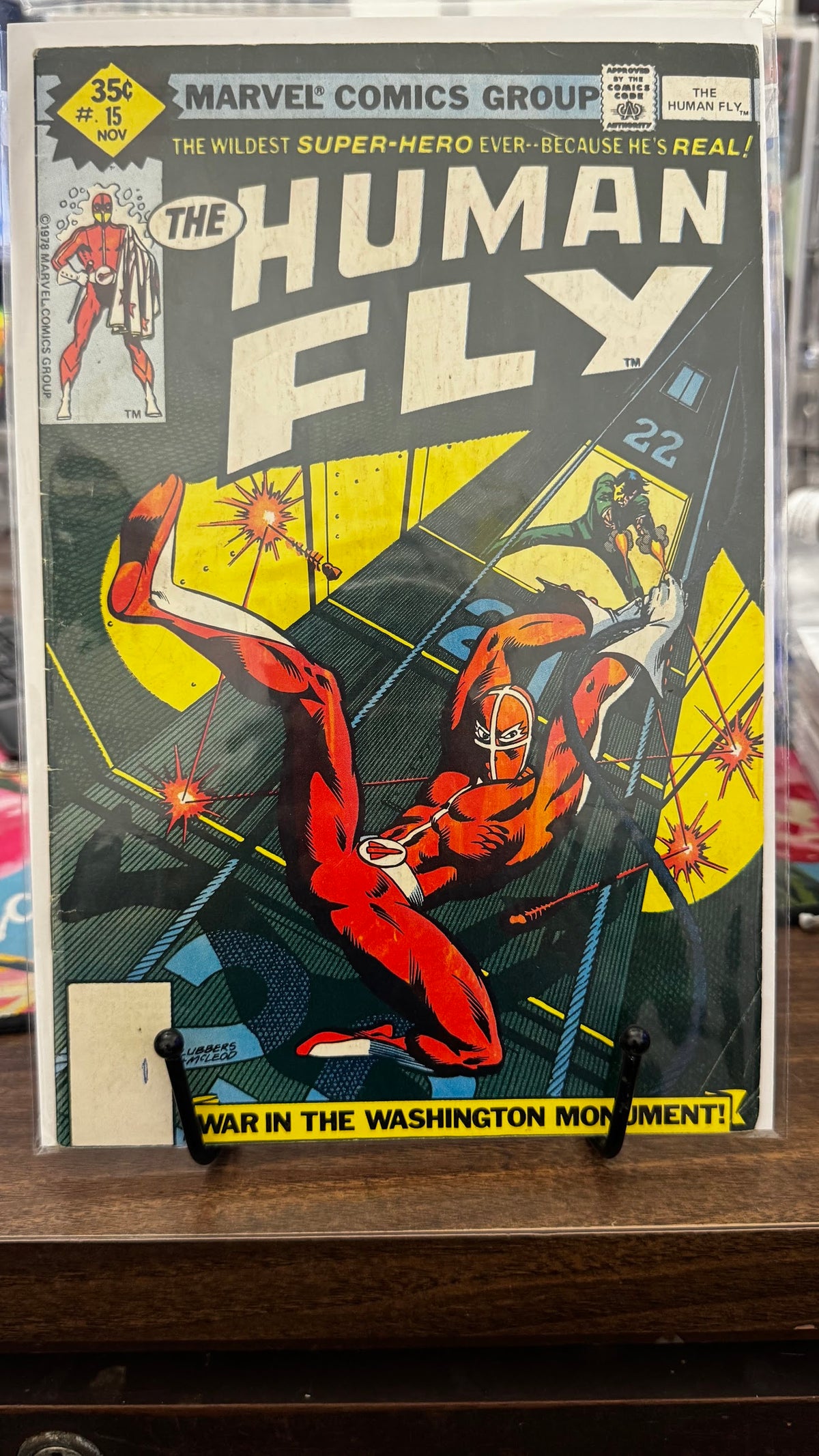 The Human Fly #15 (1978) Marvel VG+ 4.5 Bronze Age Bob Lubbers Cover Bill Mantlo