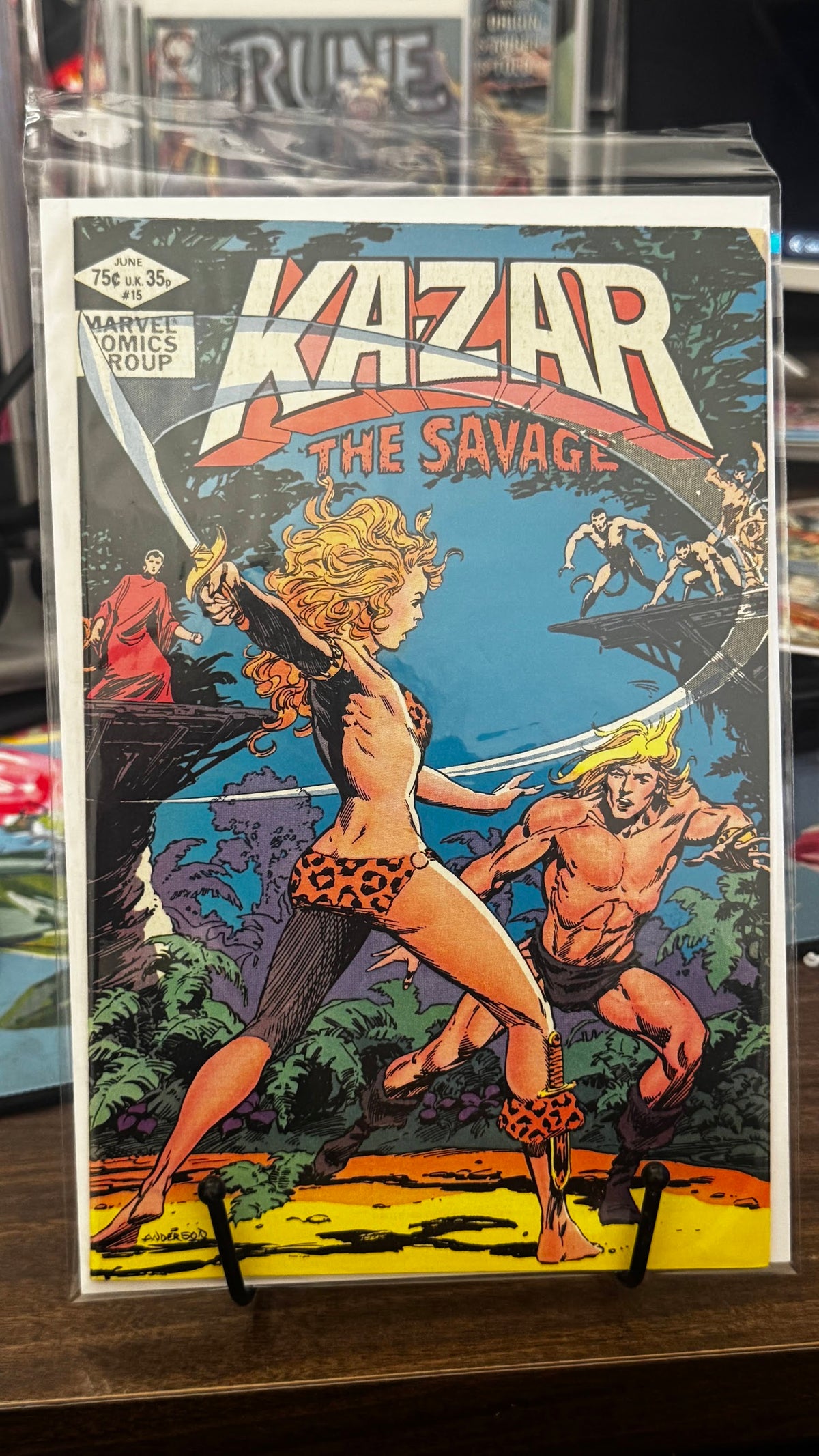Ka-Zar the Savage #15 (1982) Marvel VF 8.0 Bronze Age Brent Anderson Cover