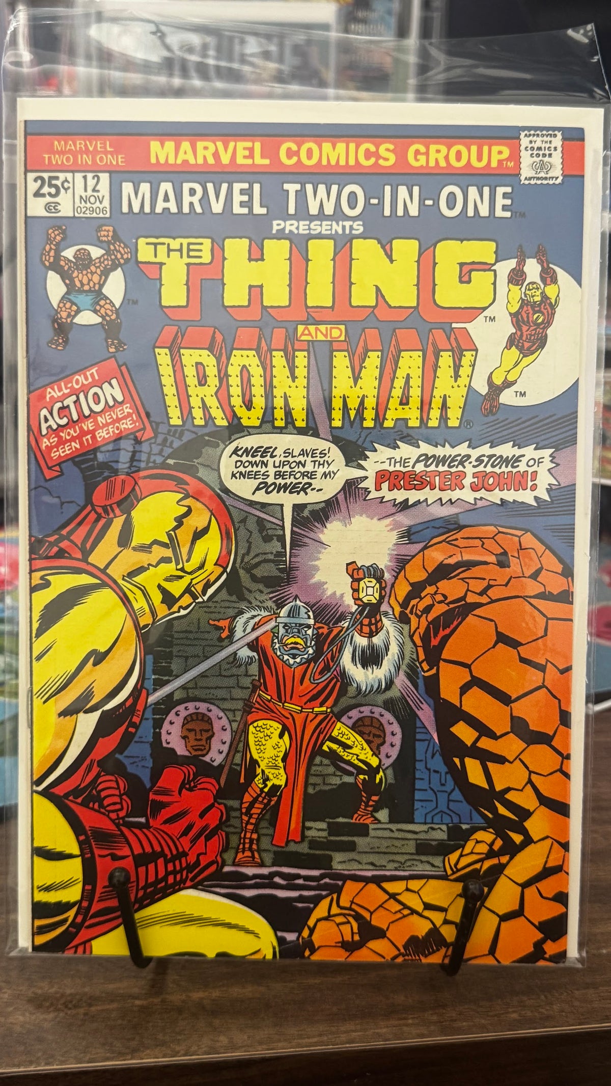 Marvel Two-In-One #12 (1975) VF- 7.5 Bronze Age Jack Kirby Cover Bill Mantlo