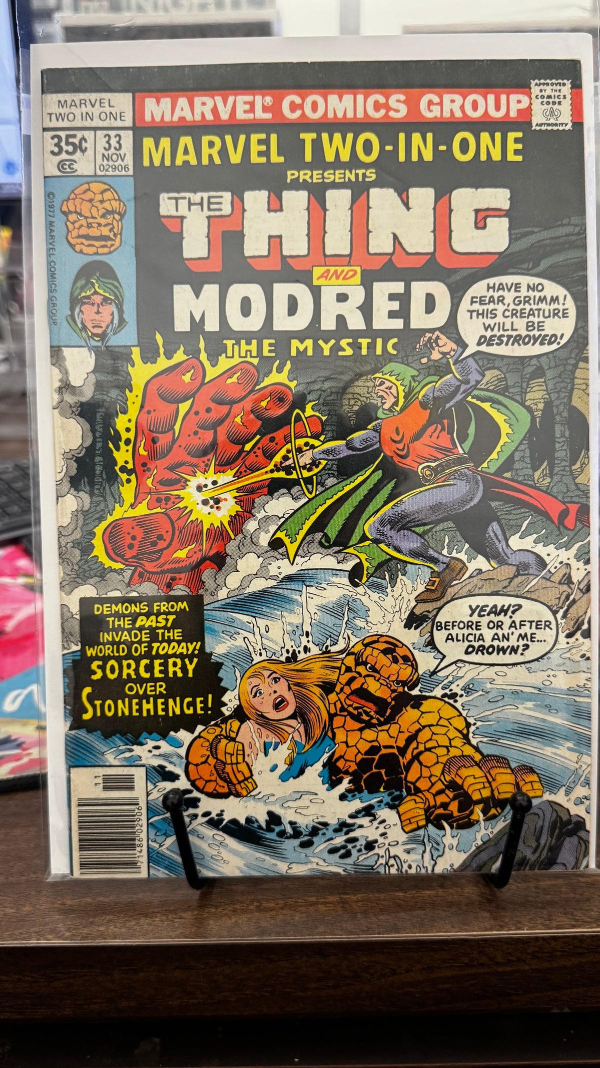 Marvel Two-In-One #33 (1977) FN 6.0 Bronze Age George Pérez Cover Marv Wolfman