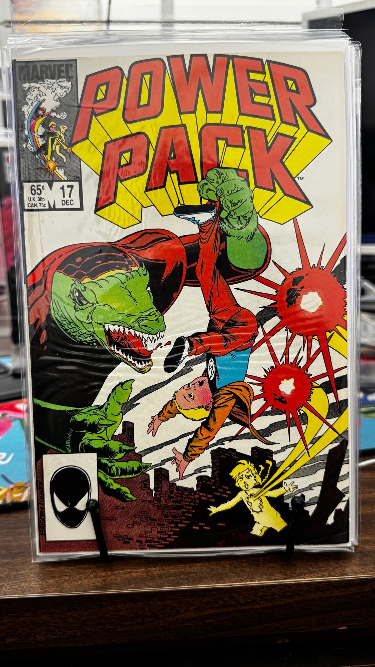 Power Pack #17 (1985) Marvel VF- 7.5 Bronze Age June Brigman Cover Superhero