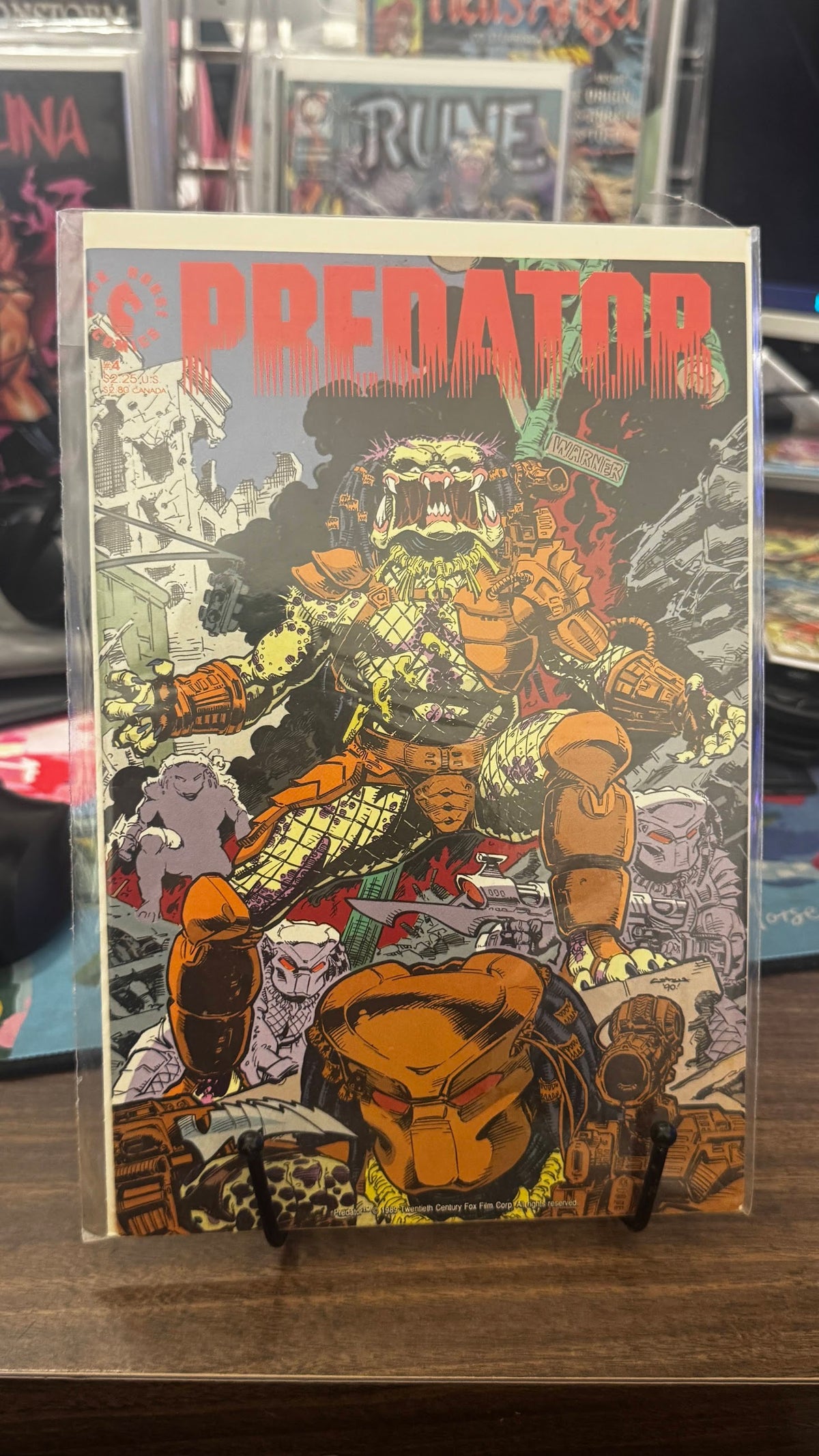 Predator #4 (1989) Dark Horse VF 8.0 Copper Age Chris Warner Cover Sci-Fi