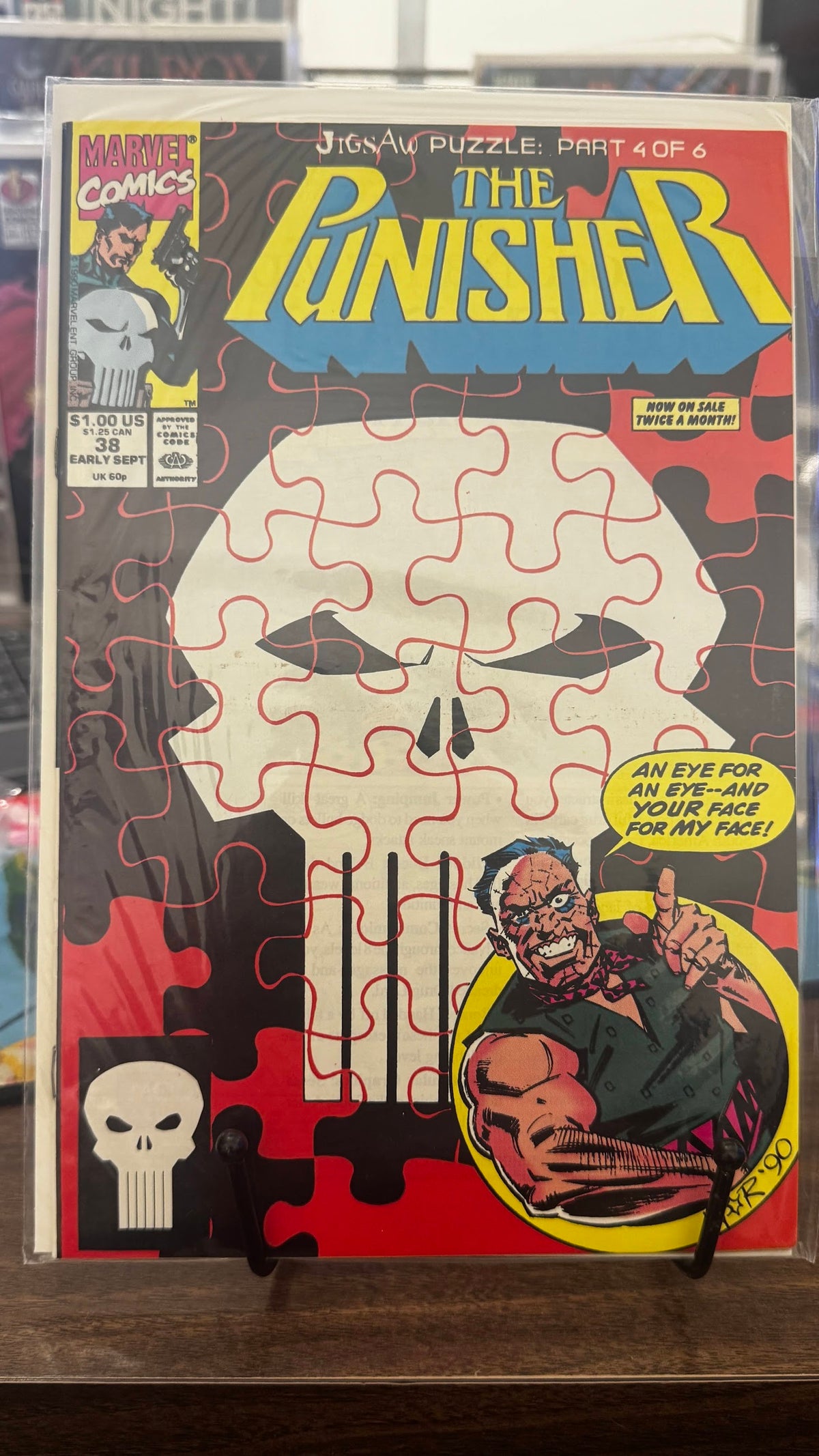 The Punisher (2nd Series) #38 (1990) Marvel VF 8.0 Copper Age Mike Baron