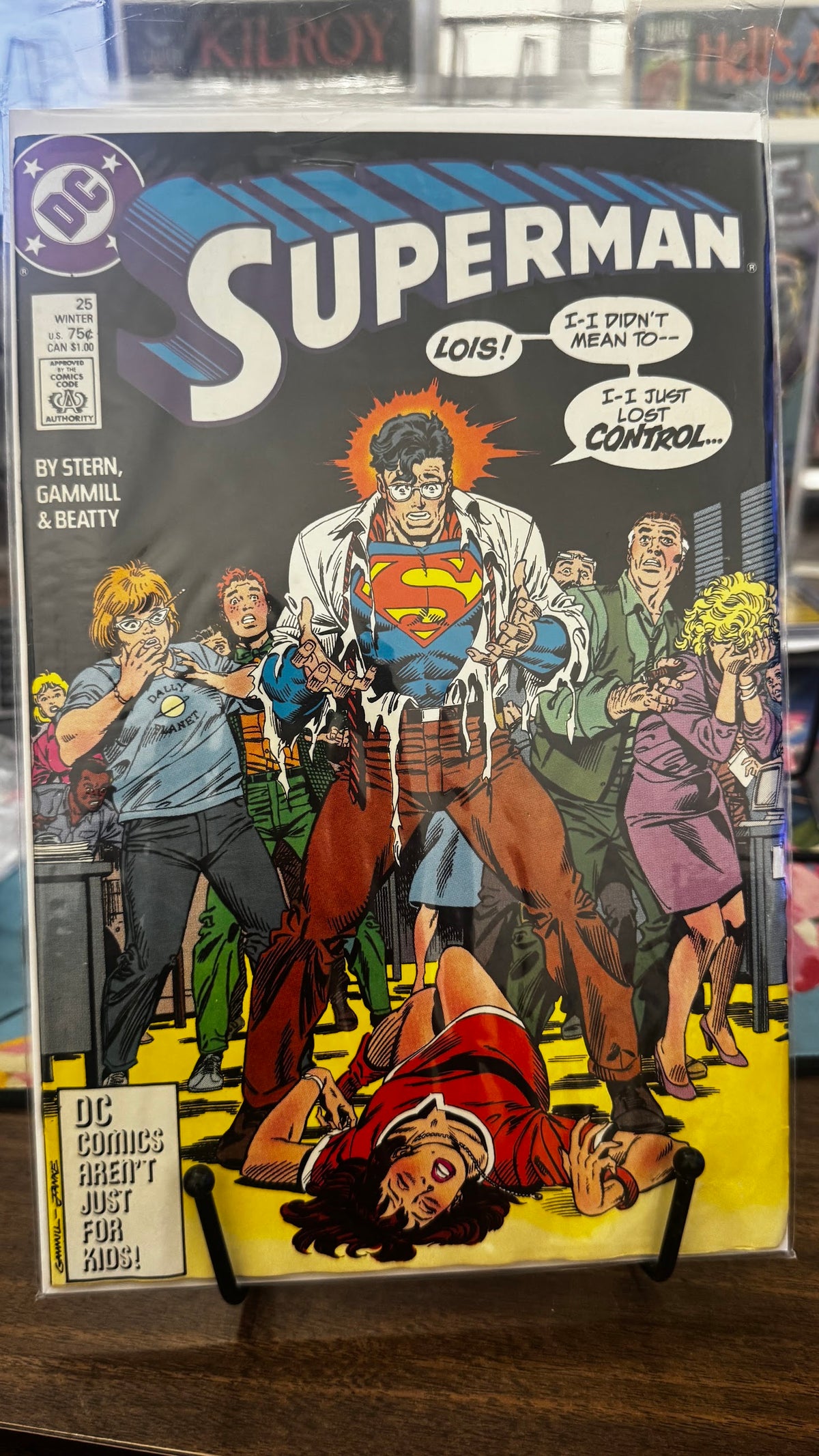 Superman (2nd Series) #25 (1988) DC VF 8.0 Copper Age Kerry Gammill Cover