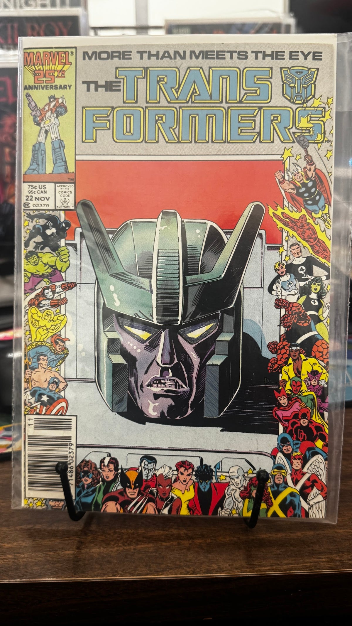 The Transformers #22 (1986) Marvel VF- 7.5 Copper Age Herb Trimpe Cover Sci-Fi
