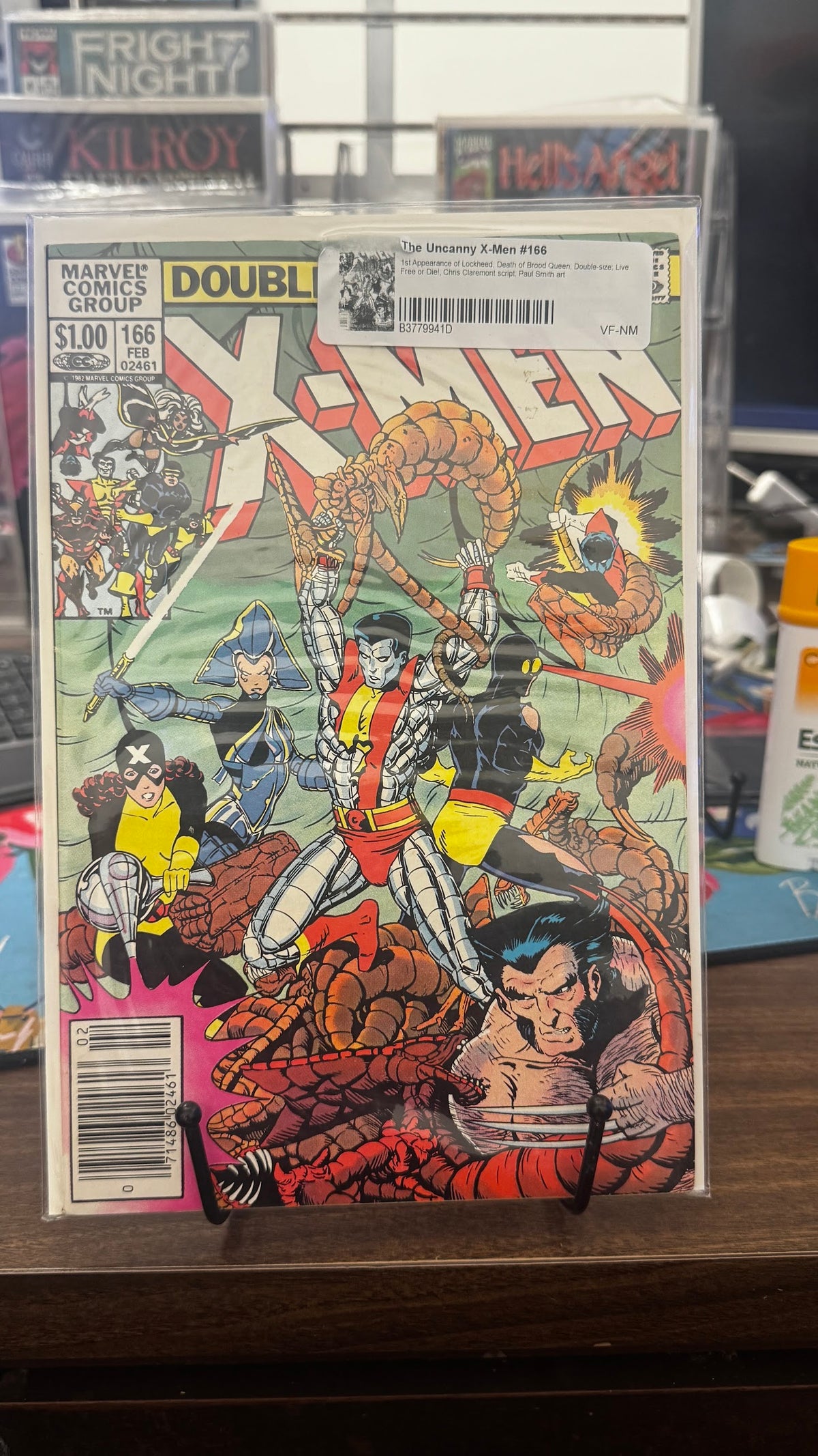 The Uncanny X-Men #166 (1982) 1st App Lockheed Marvel VF 8.0 Bronze Age
