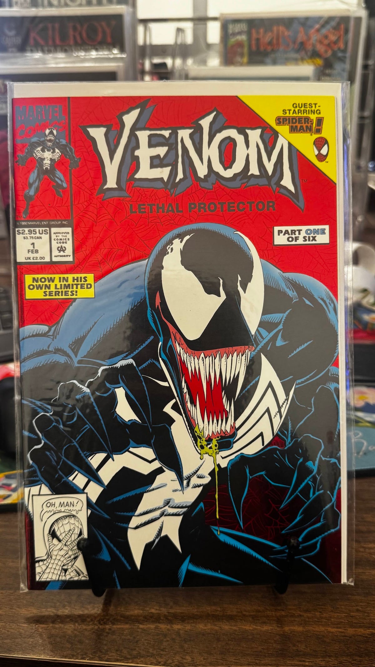 Venom: Lethal Protector #1 (1992) Origin of Venom (Eddie Brock) Marvel VF/NM 9.0