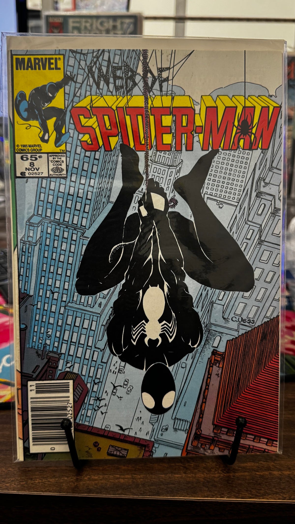 The Web of Spider-Man #8 (1985) Marvel VF 8.0 Bronze Age Charles Vess Cover