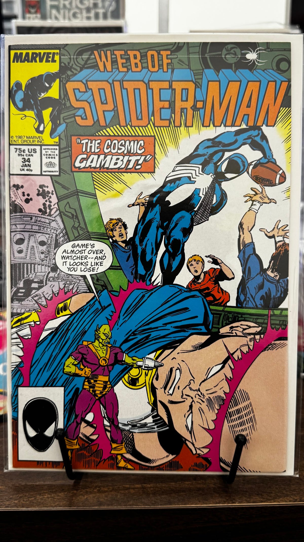 The Web of Spider-Man #34 (1987) Marvel VF+ 8.5 Copper Age Jim Shooter Superhero
