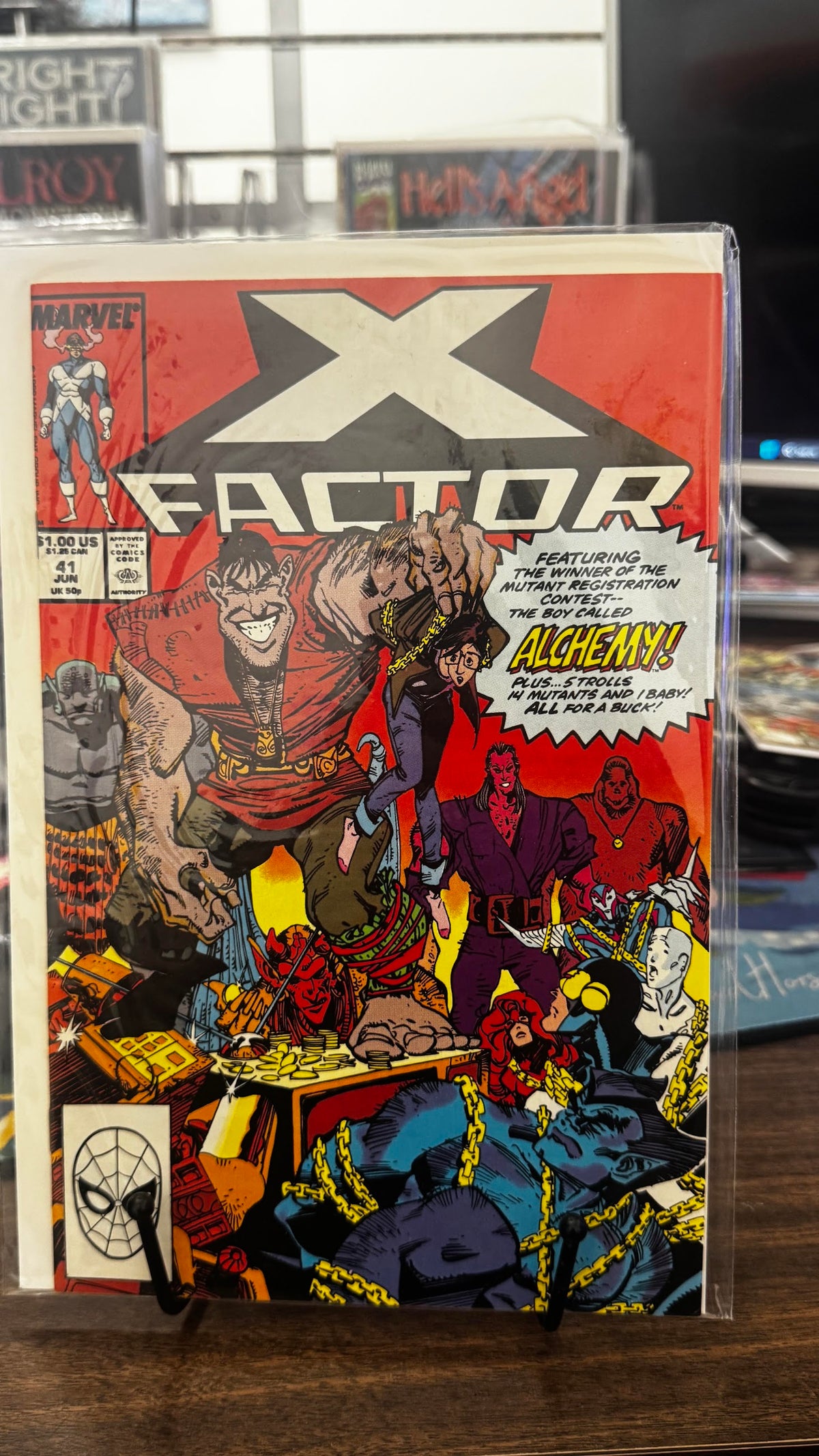 X-Factor #41 (1989) 1st App Alchemy Marvel FN/VF 7.0 Copper Age Louise Simonson