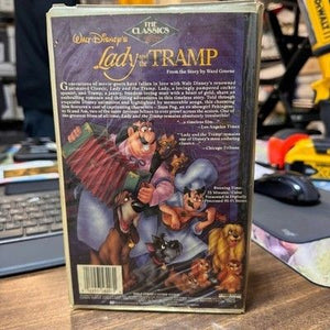 Walt Disney's Lady and the Tramp The Classics VHS Movie Video Tape 2