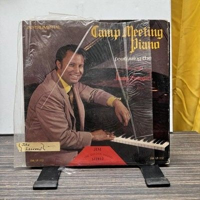 Jimmy Swaggart Camp Meeting Piano 12" Vinyl LP Jim Gospel Instrumental