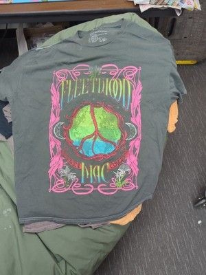 Fleetwood Mac World Peace Live Concert T Shirt L XL Used Blues Pop Rock Band