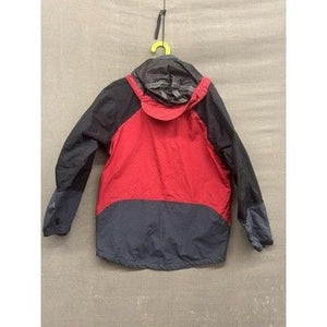Frogg Toggs Toadz Jacket Mens Small Red Black Gray Hooded Waterproof Rain Coat P 5