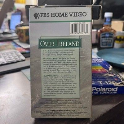 PBS Home Video Over Ireland VHS Documentary Travel Nature Very Good Condition