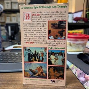 Just for Kids Presents Ben Hur A Fully Animated Feature Film VHS 60 Min 2
