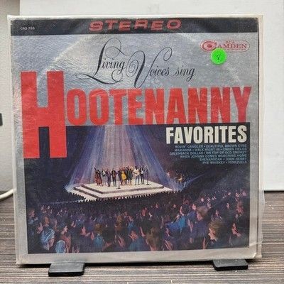 Living Voices Hootenanny Favorites Vinyl LP Folk Vocal 12 Inch Used