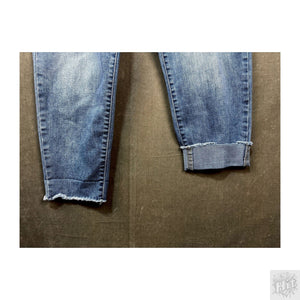 Aéropostale Boyfriend Women's Jeans Size 17 Medium Wash Distressed Ripped 4