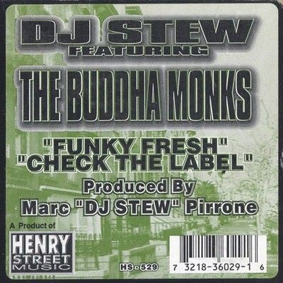 DJ Stew Featuring The Buddha Monks Funky Fresh 12" Vinyl Record
