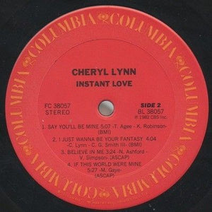 Cheryl Lynn Instant Love Vinyl LP Record 3