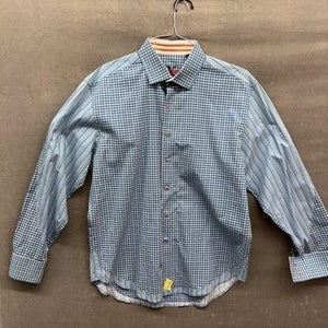 Robert Graham Shirt Mens XL Plaid Striped Long Sleeve Button Up Knowledge Wisdom 5