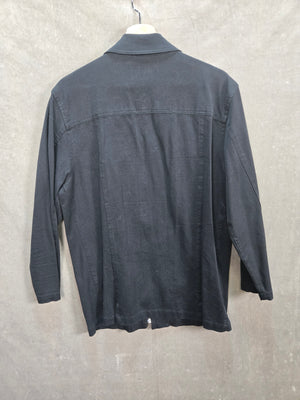 Jones New York Sport Mens Black Zip Front Cotton Jacket Size S 4