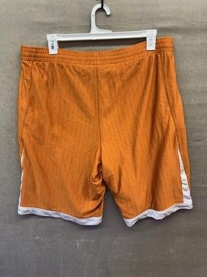 Texas Longhorns Shorts Mens 2XL Burnt Orange Nike Basketball Mesh Team XXL NCAA 5