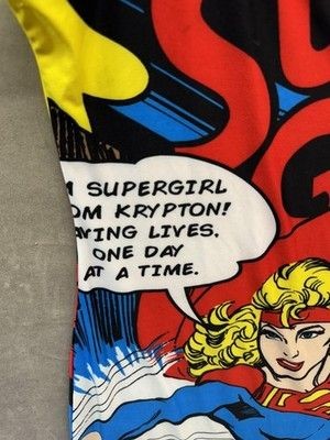 DC Comics Supergirl Womens Small Graphic Tank Dress Pre-Owned Excellent 5