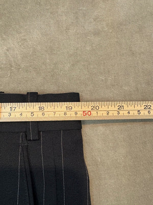 Successo Dress Pants Black White Pinstripes Size 40R Good Condition 4