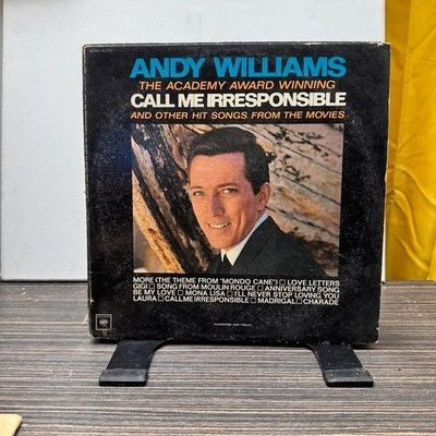 Andy Williams Vinyl Record The Academy Award Winning Call Me Irresponsible Used