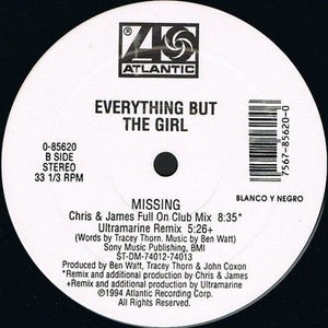 Everything But The Girl Missing Vinyl Record Used 3