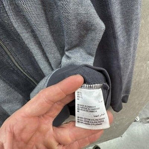 INC International Concepts Jacket Mens XL Gray Bomber Full Zip Colorblock Knit 5