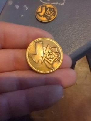 Masonic 2005 Grand Lodge Of Texas Elmer Murphey Coin 2