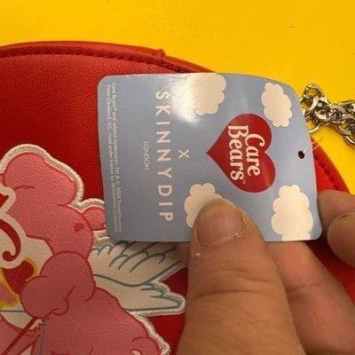 Skinnydip London Care Bears Red Heart Crossbody Bag New with Tags Cupid Bear