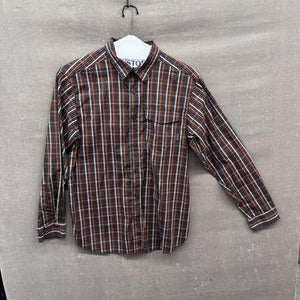 Columbia Shirt Mens Medium Plaid Omni-Wick Button Up Outdoors Hiking Performance 1