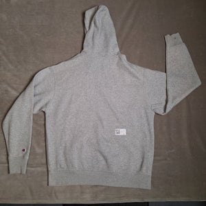 Champion Men's Gray Logo Pullover Fleece Hoodie Sweatshirt Size 6L 3