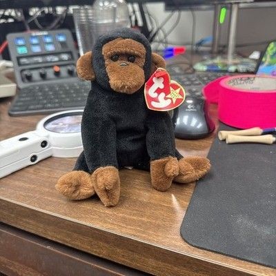 Ty Beanie Babies Retired Congo the Gorilla Collectible Toy