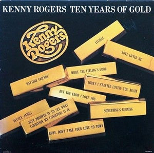 Kenny Rogers Ten Years Of Gold Vinyl LP Record Used Country Music 4