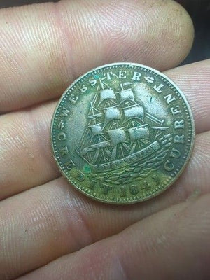 1837-1841 Hard Times Token Daniel Webster Credit - Error Coin 5