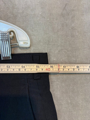 Dress Pants Men Black Solid W 34 L 32 Good Condition 3