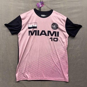 FA ACTION T-Shirt Unisex Large Pink Jersey Soccer Breathable Moisture Wicking 1