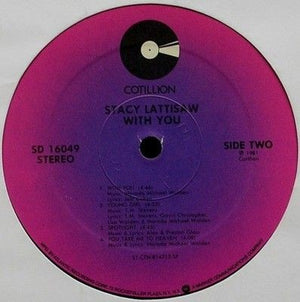 Stacy Lattisaw With You Vinyl LP Record Used Soul R&B 12 Inch 3