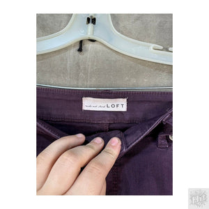 LOFT Curvy Skinny Women's Jeans Size 28 Dark Wash 2