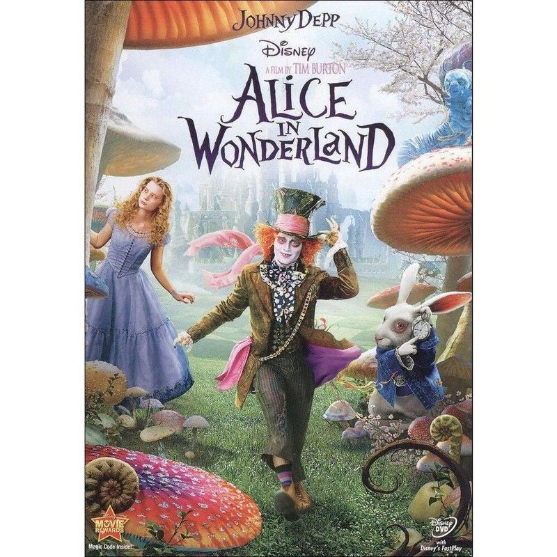 Alice In Wonderland 2010 Walt Disney Johnny Depp Mad Hatter Tim Burton