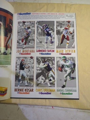 1992 NFL Hall of Fame GameDay Program Autographed Lem Barney Used Signed 1