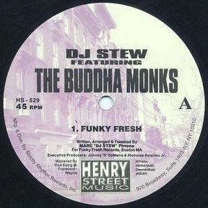 DJ Stew Featuring The Buddha Monks Funky Fresh 12" Vinyl Record 2