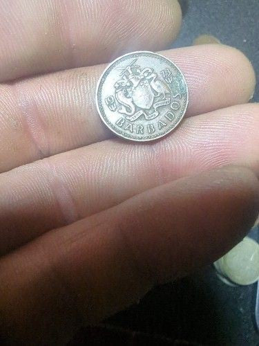 Coin Barbados 25 Cents 1973 KM13, proof, NICE COIN!