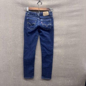 Levis Boyfriend Jeans Girls 8 Regular Blue Stretch Denim Skinny Fit Youth Pants 4