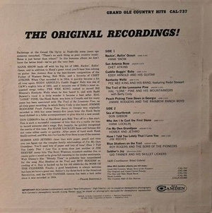 Various Grand Ole Country Hits Vinyl LP Record 2